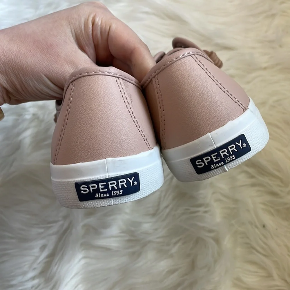 Sperry Pier View Nubuck leather sneakers - Picture 7 of 9